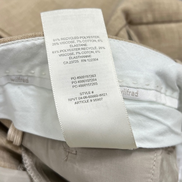 Aritzia Wilfred Ibiza Pant Heather Oat Beige - Picture 12 of 15
